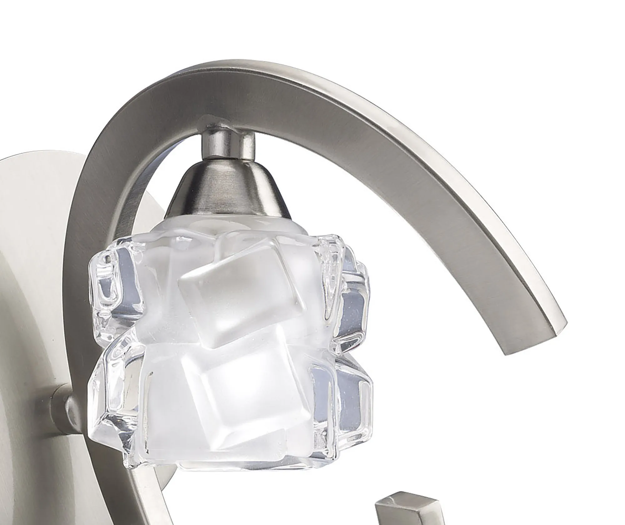 Ice SN Wall Lamp 1 Light M1855  Mantra Ice Satin Nickel